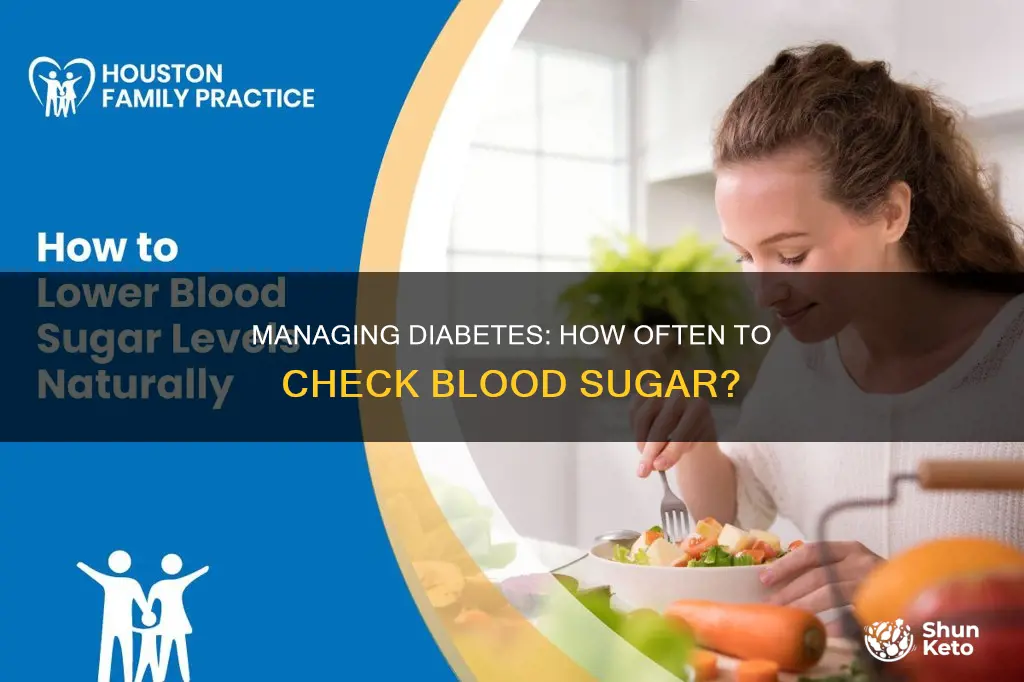 how often tocheck sugar levels when diet controlled