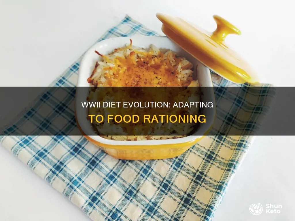 how people changed their diets in ww2