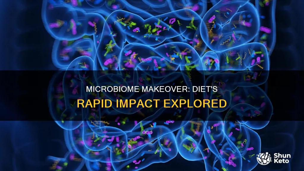 how quickly does diet change the microbiome