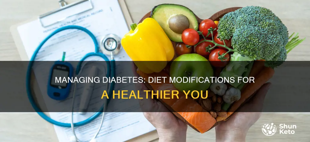 how should diabetics modify their diets