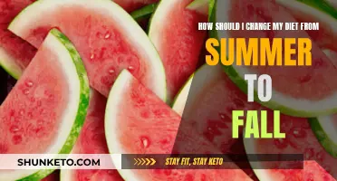 Adjusting Your Diet: Summer to Fall Transition