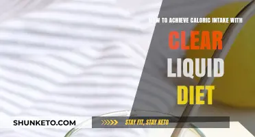 Clear Liquid Diet: Achieving Caloric Intake Goals