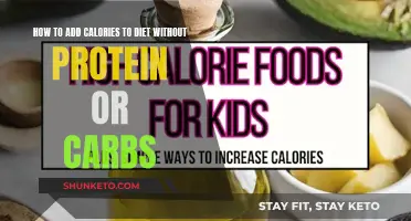 Boost Calories: No-Carb, No-Protein Diet Strategies