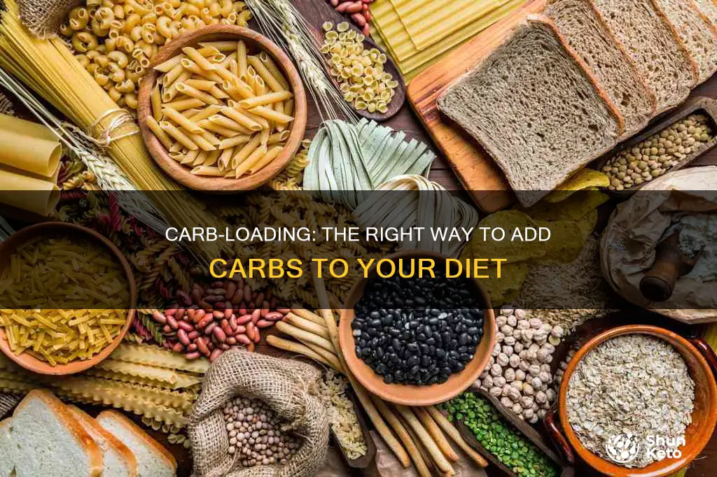 how to add carbohydrates to your diet