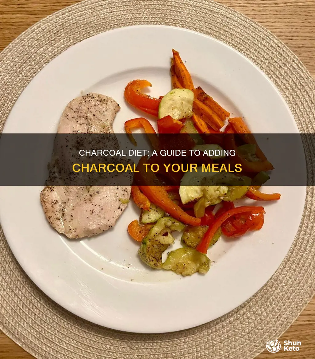 how to add charcoal to your diet