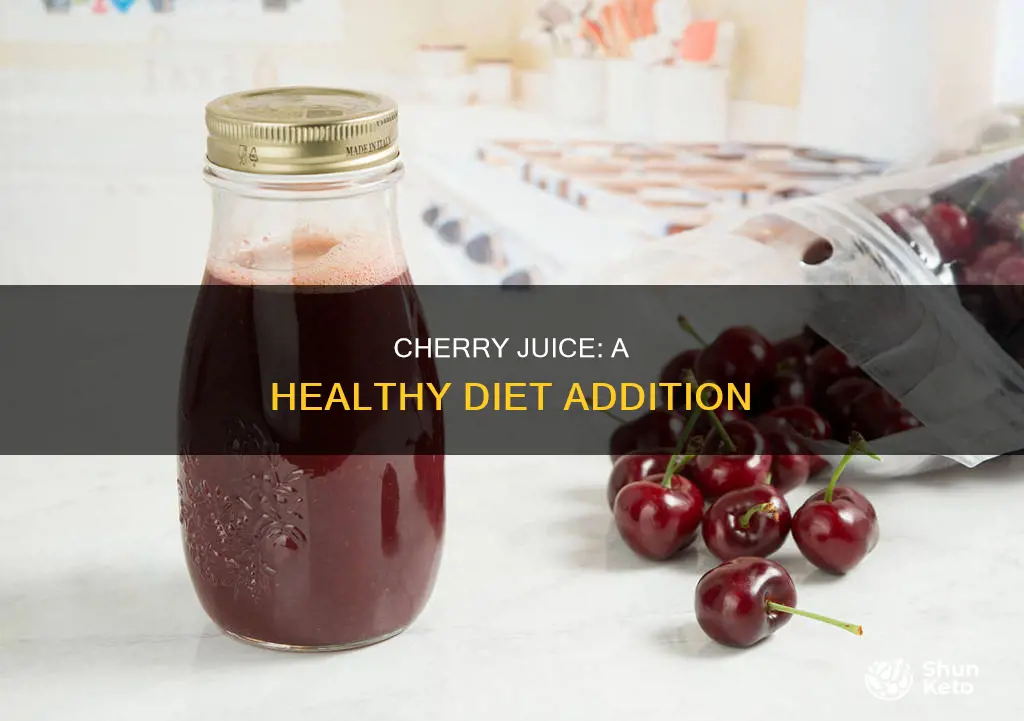 how to add cherry juice to diet