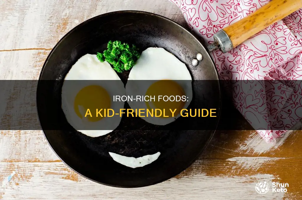 how to add iron to kids diet