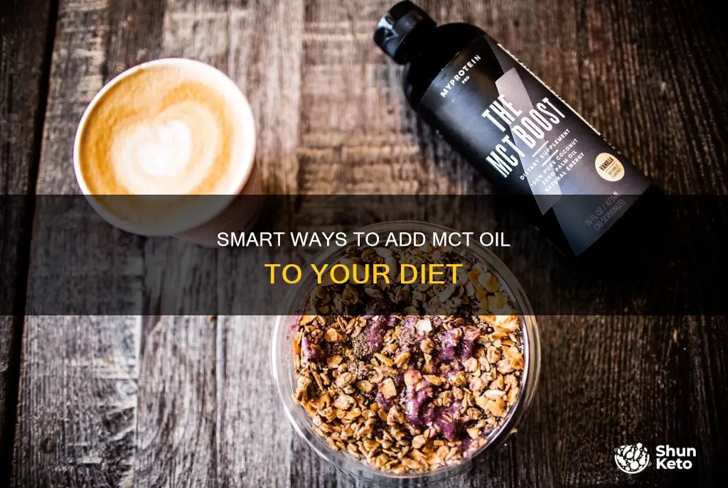 how to add mct oil to diet