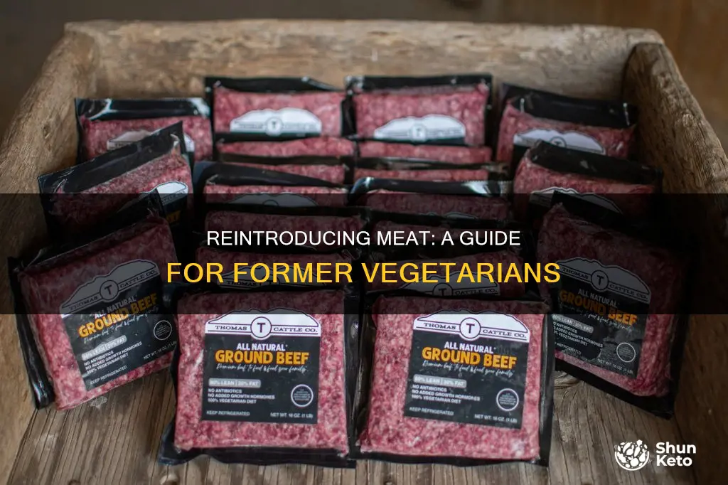 how to add meat back into a vegetarian diet
