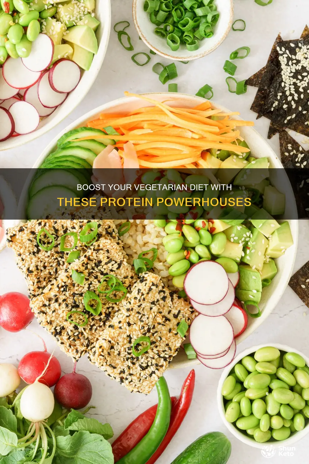how to add more protein to a vegetarian diet