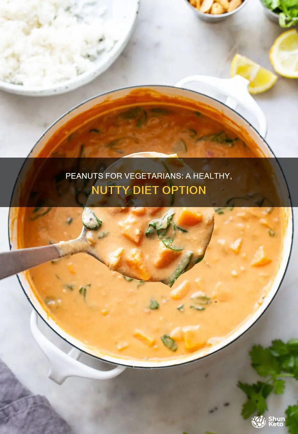 how to add peanuts to vegetarian diet