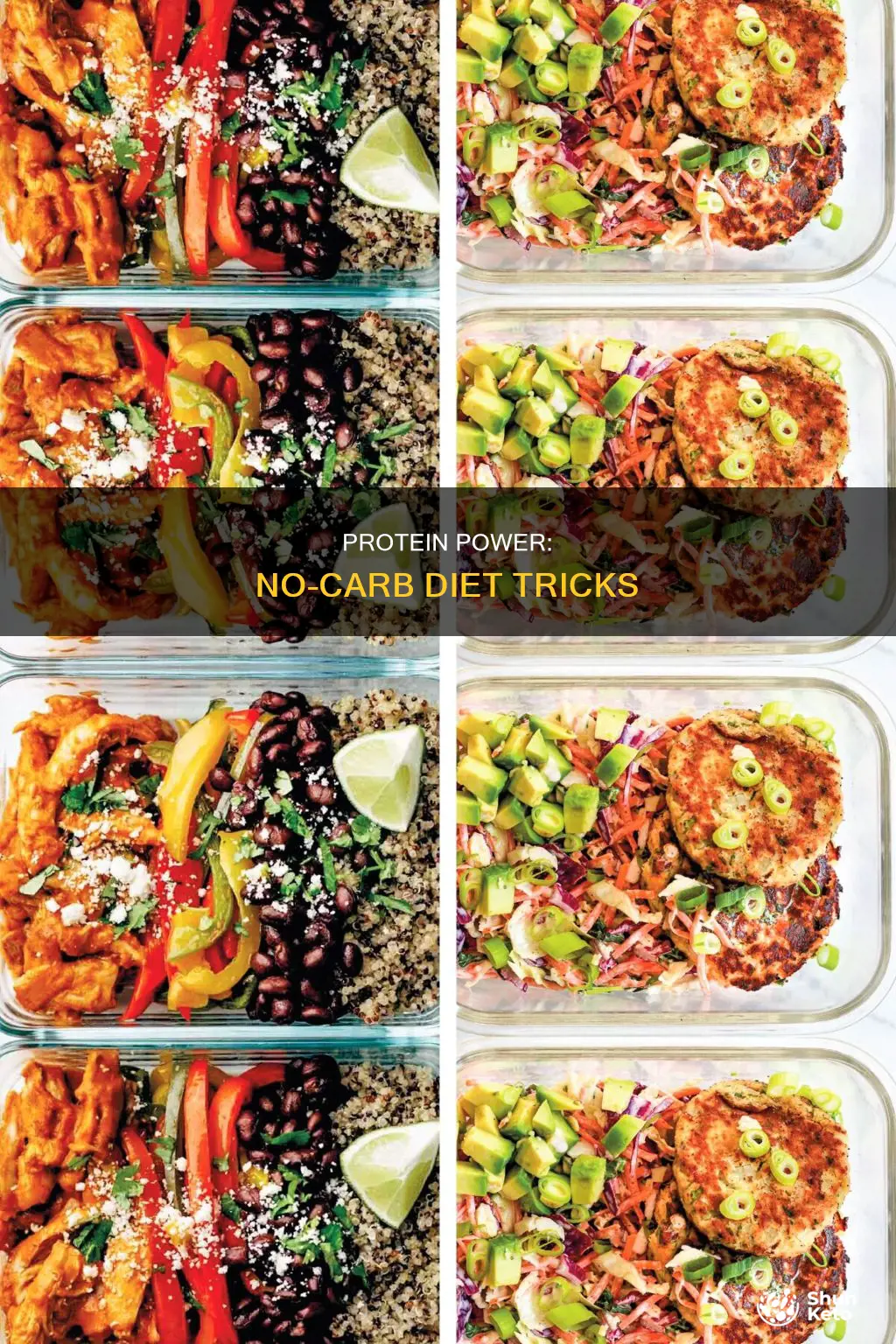 how to add protein to diet without carbs