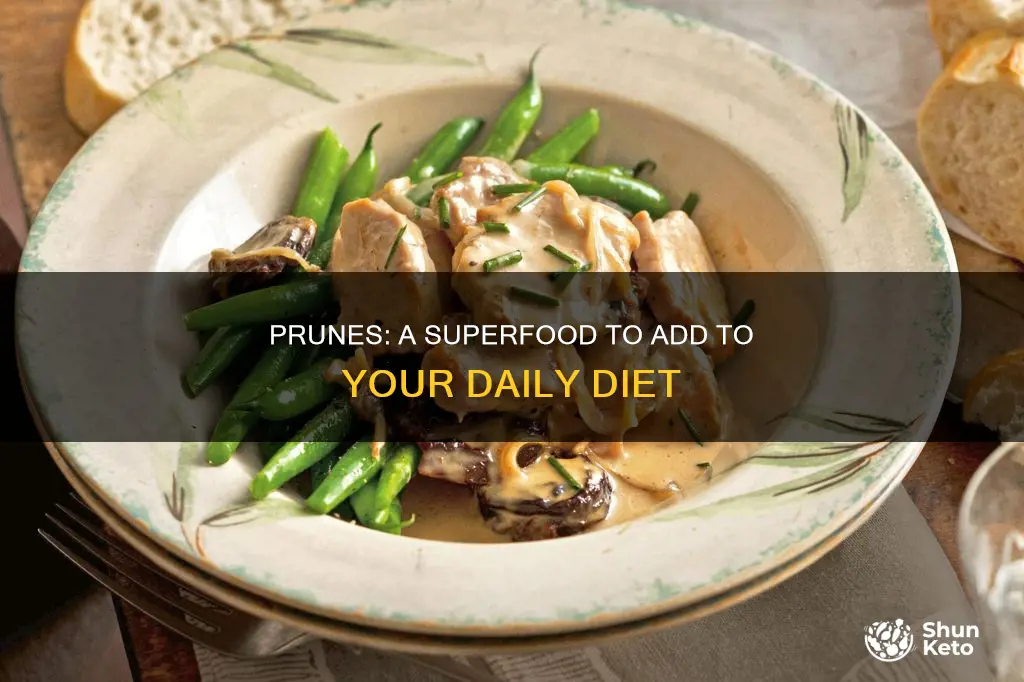 how to add prunes to your diet