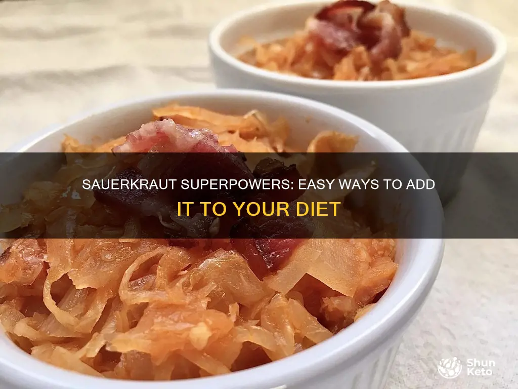 how to add sauerkraut to your diet