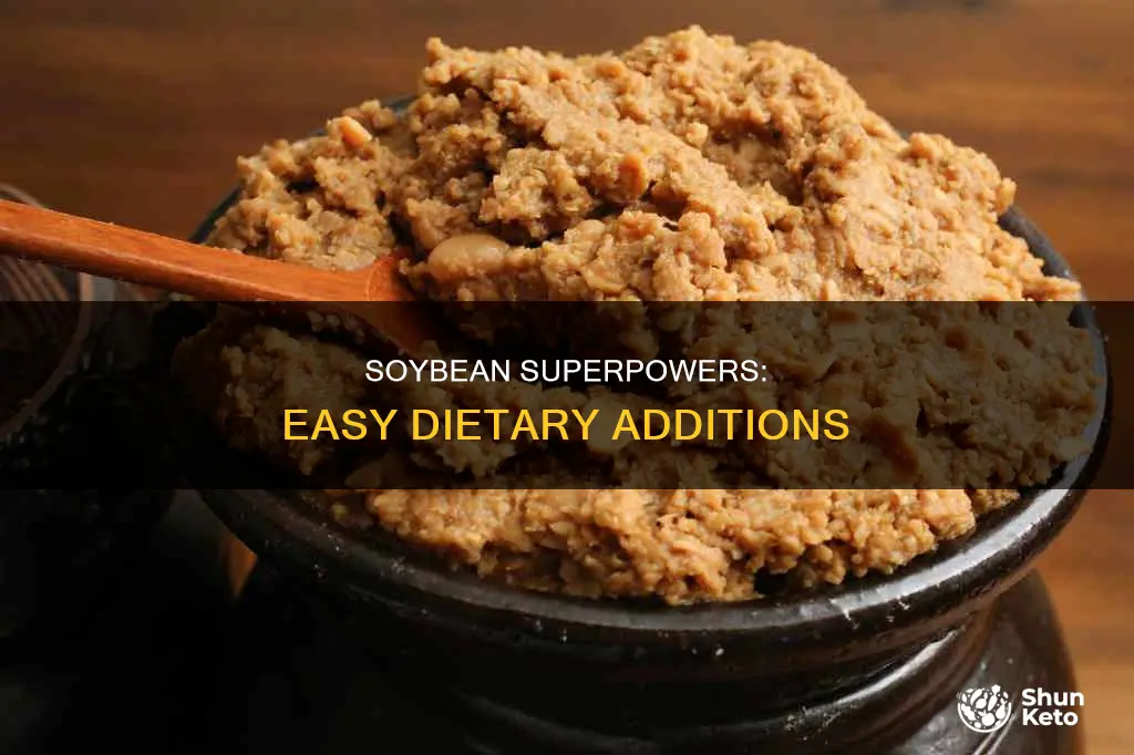 how to add soybean in diet