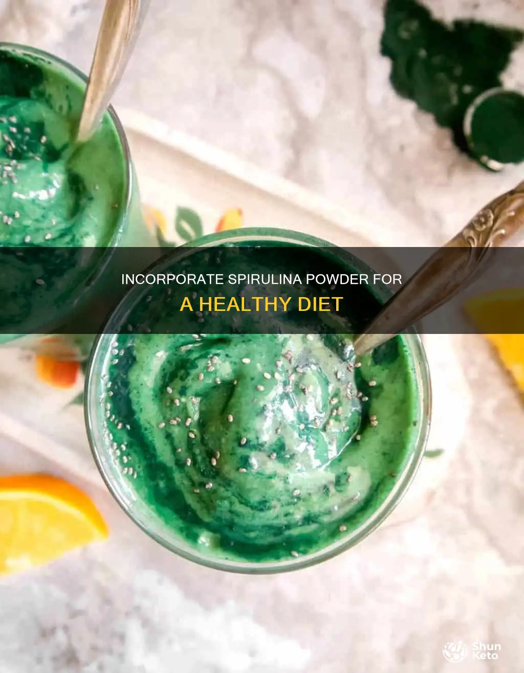 how to add spirulina powder to your diet