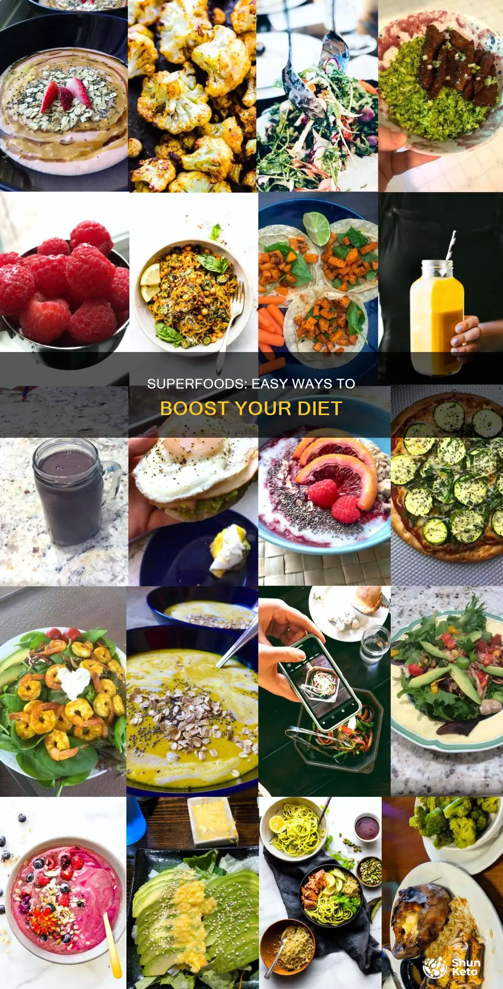 how to add superfoods to your diet
