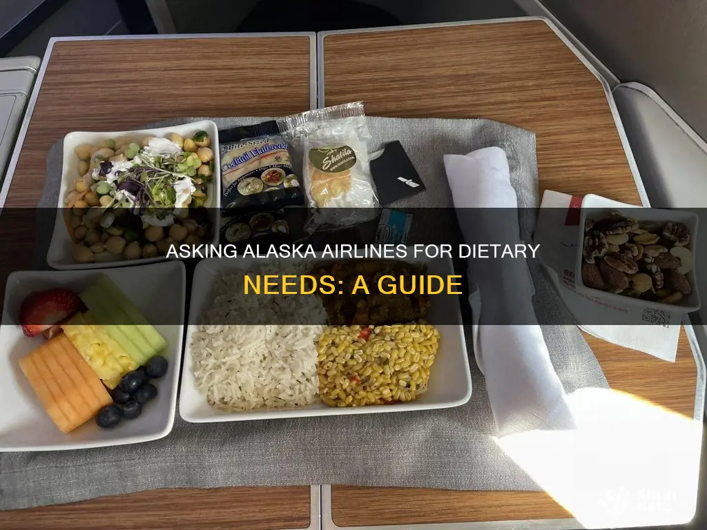 how to ask for diet needs alaska airline