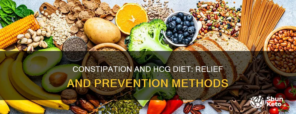 how to avoid constipation on hcg diet