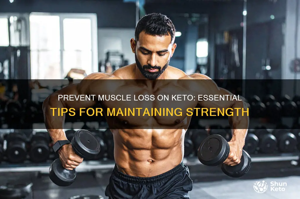 how to avoid muscle loss on keto diet