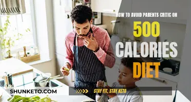 Surviving the Critic: Tips for Sticking to a 500-Calorie Diet