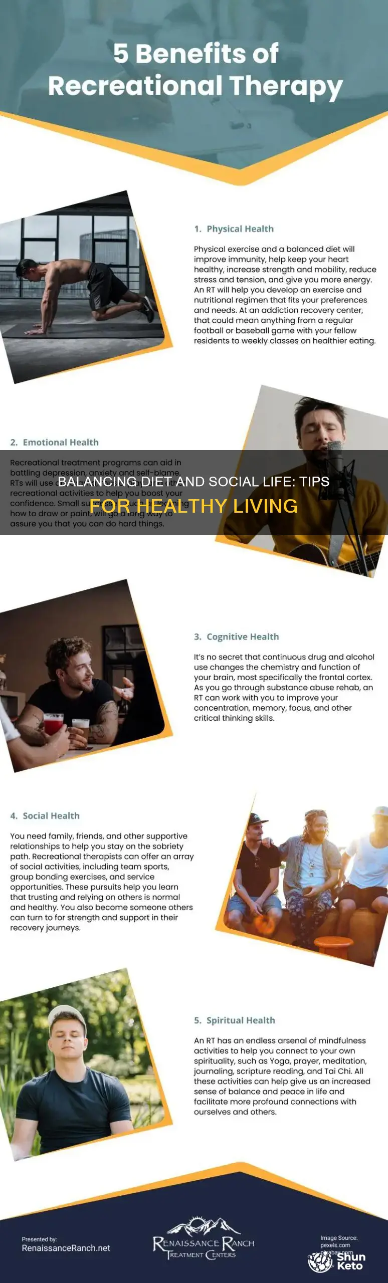 how to balance diet and social lifee