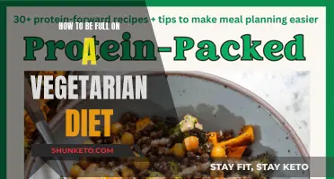 Vegetarian Diet: Staying Full and Healthy