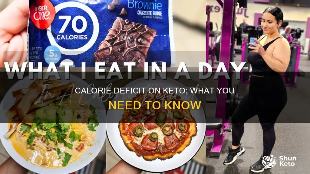 how to be in calorie deficit on keto