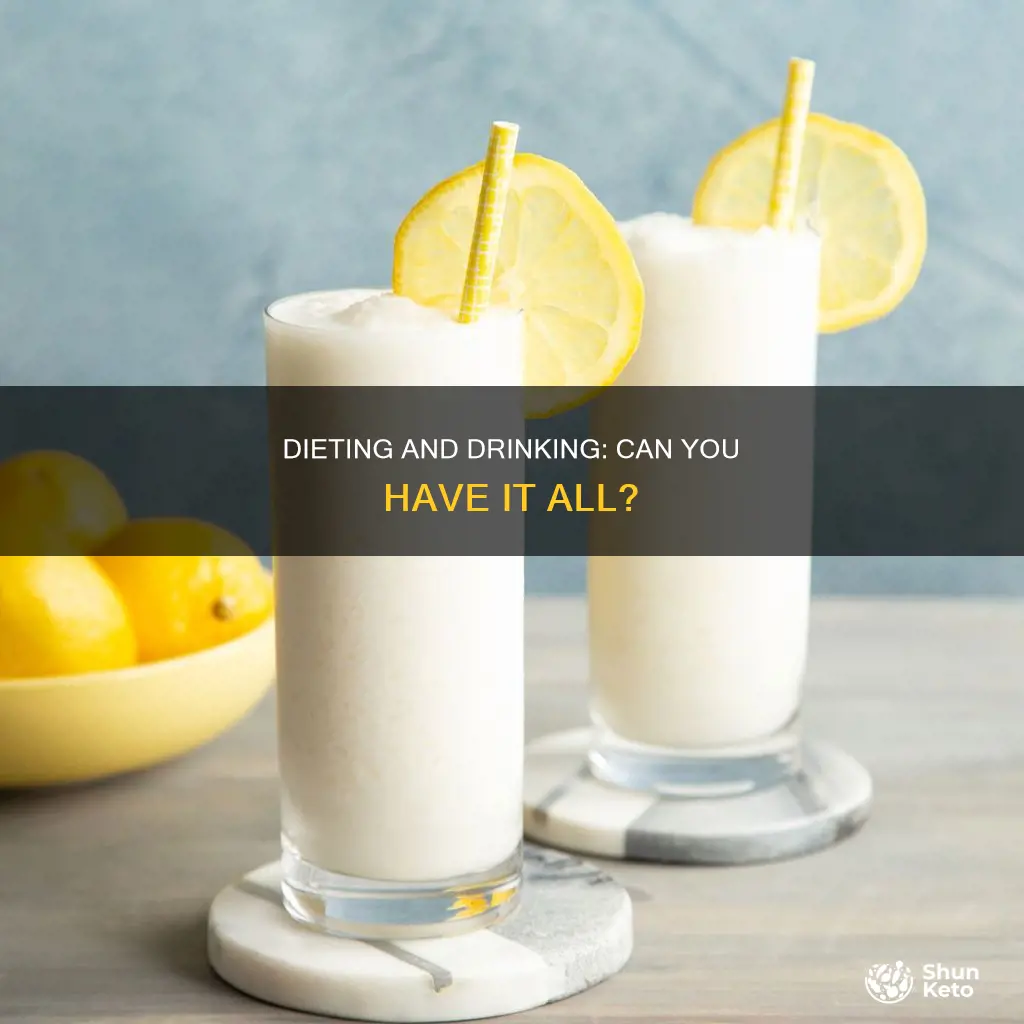 how to be on a diet and still drink alcohol
