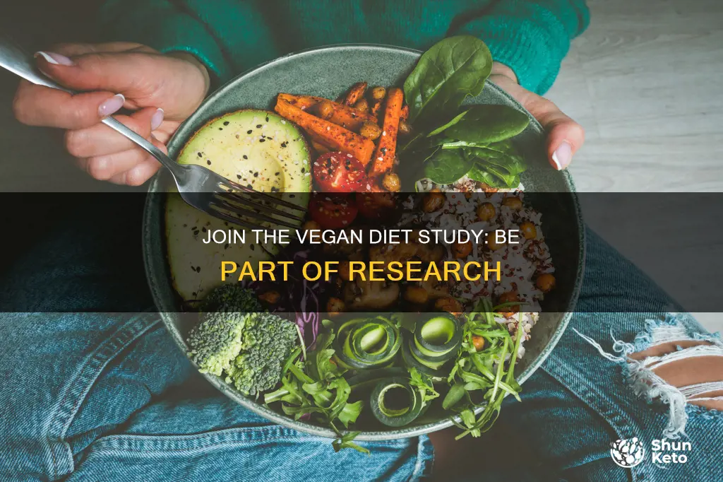 how to be part of a vegan diet study