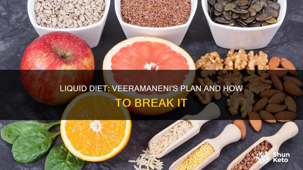 how to break liquid diet veeramachaneni