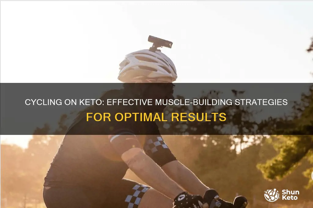 how to build muscles cycling keto diet