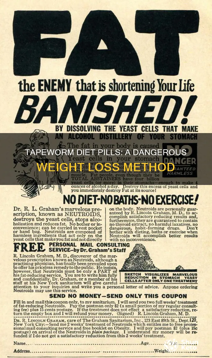 how to buy tapeworm diet pills