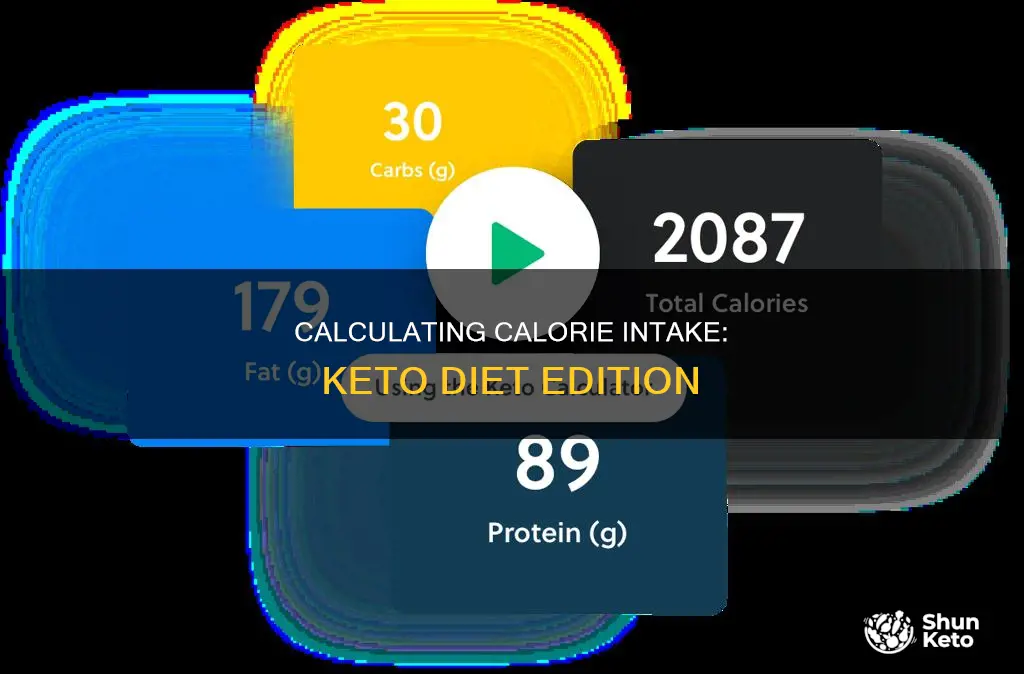 how to calculate calorie intake on keto