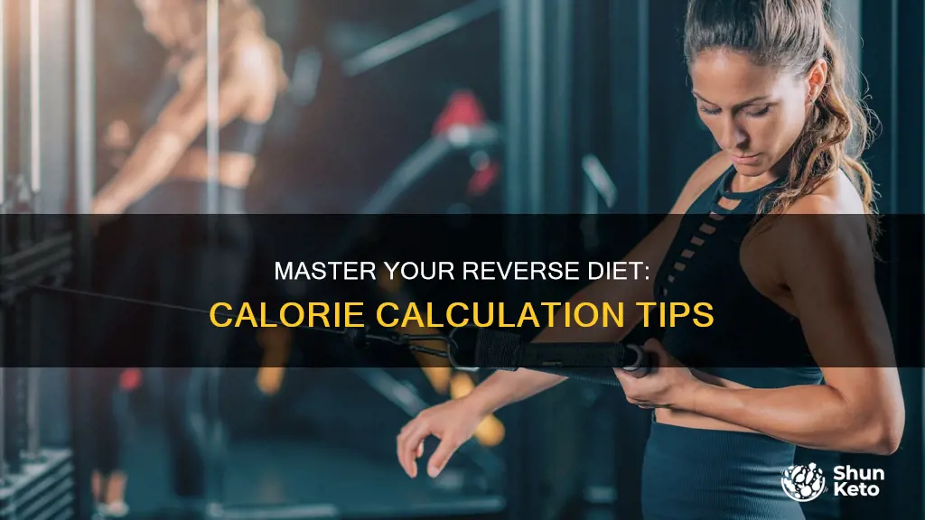 how to calculate calories for reverse diet