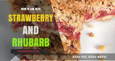 Keto Strawberry Rhubarb Canning: A Low-Carb Preserving Guide