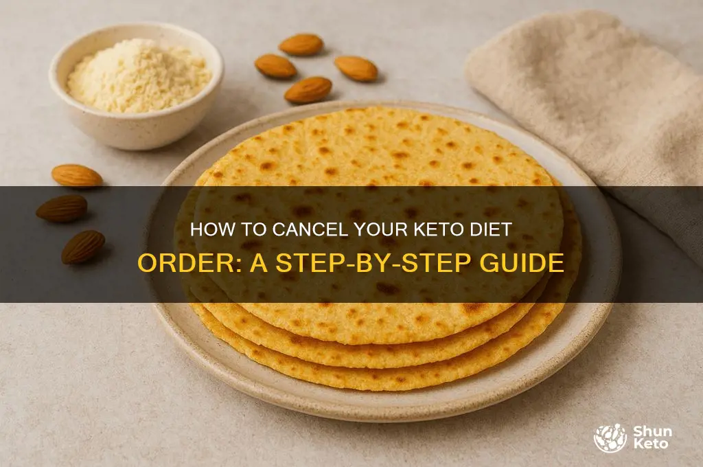 how to cancel keto diet order