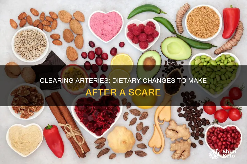 how to change diet after clogged artery