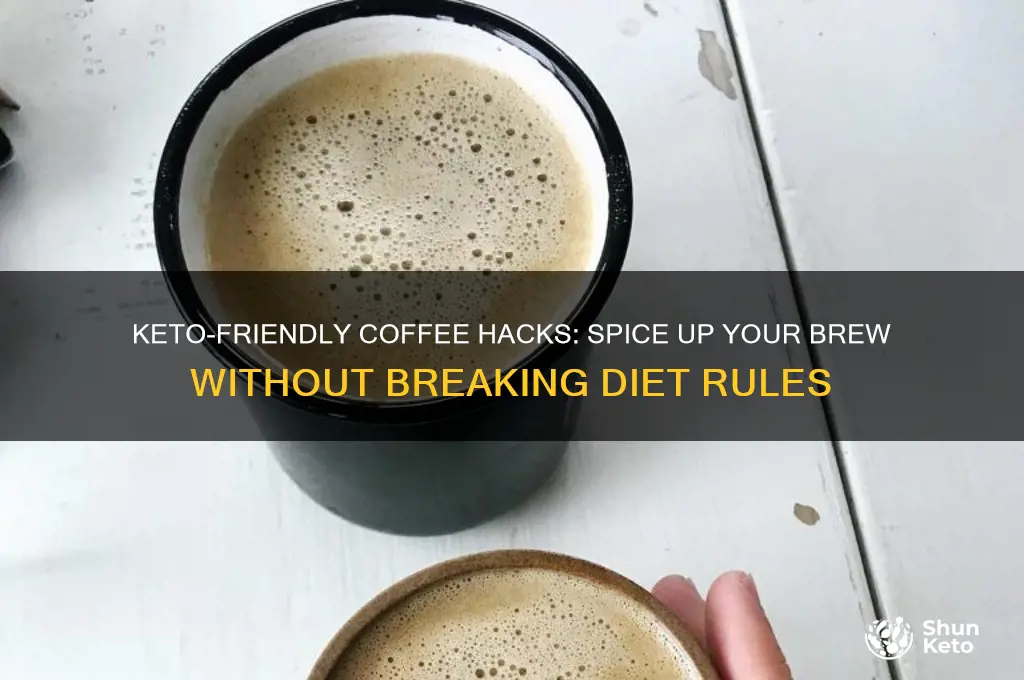 how to change up your coffee when on keto diet