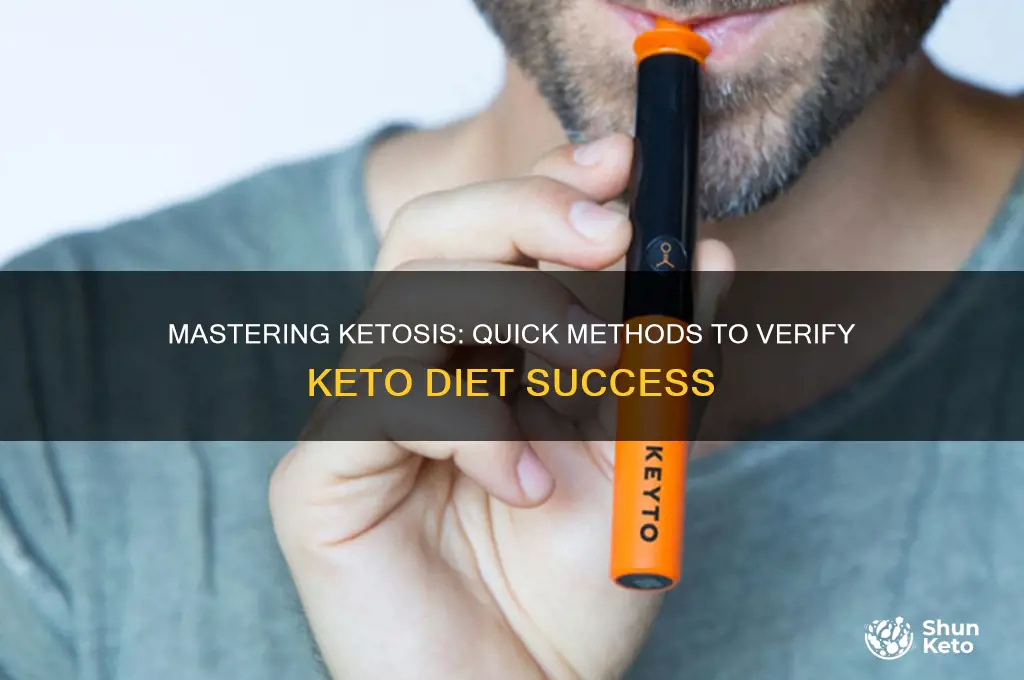 how to check for ketosis on keto diet