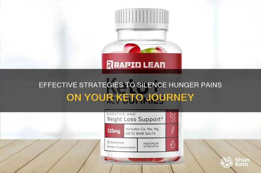 how to combat hunger pains during keto diet