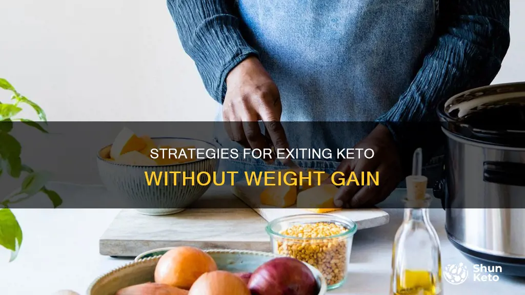 how to come of keto diet and not gain weight