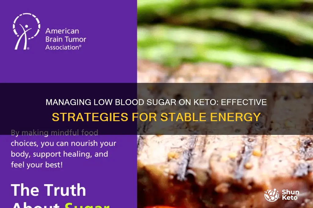 how to control low blood sugar on keto diet