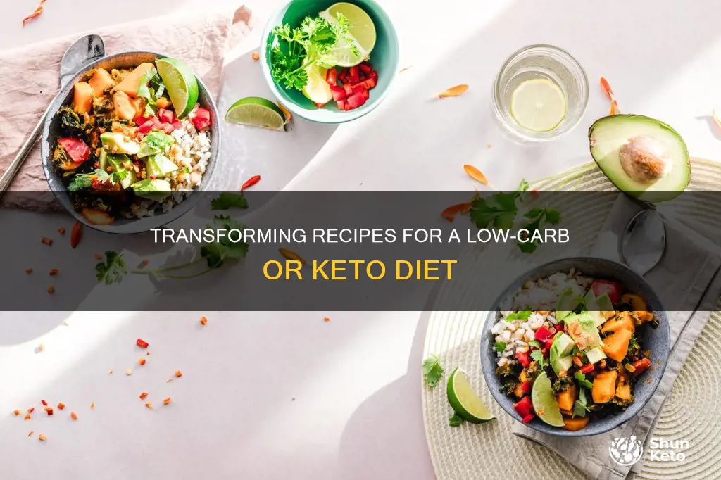 how to convert recipes to low carb or keto