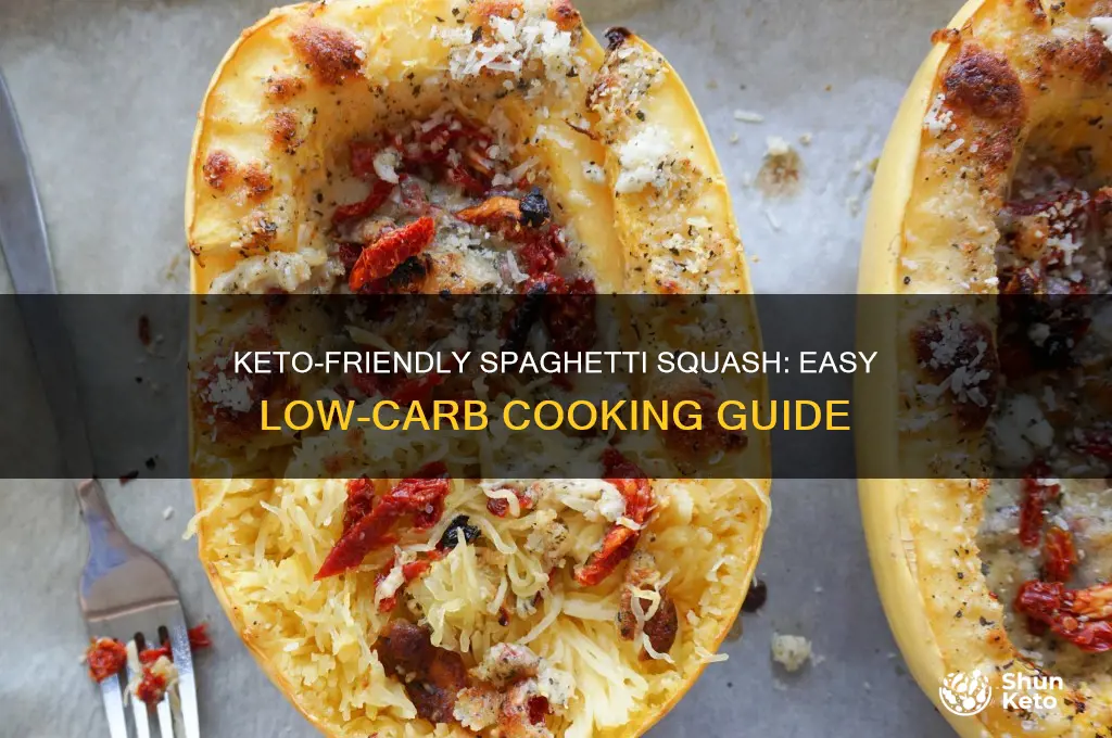 how to cook a spaghetti squash on the keto diet