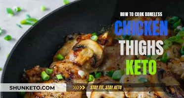 Keto Chicken Thighs: A Tasty, Boneless Recipe