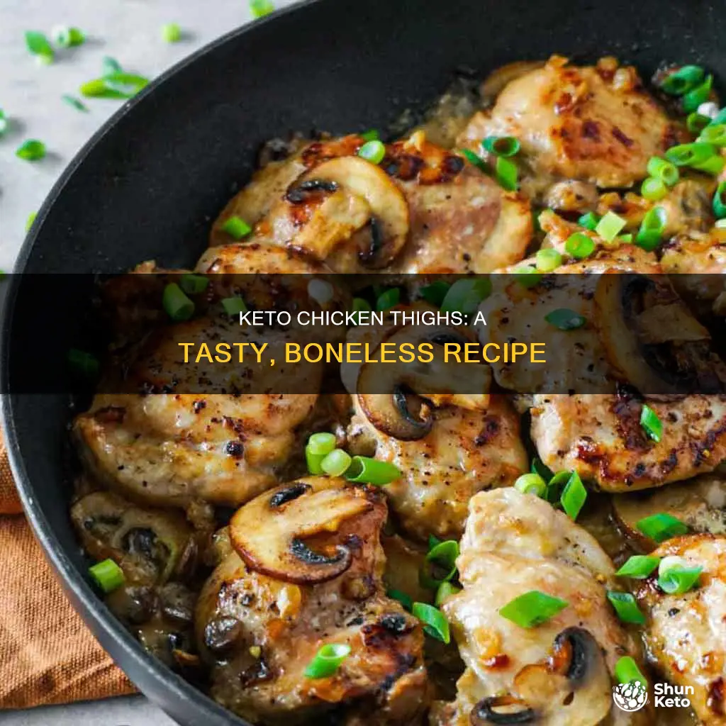 how to cook boneless chicken thighs keto