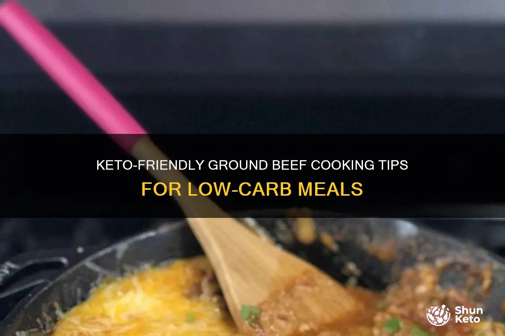 how to cook ground beef for keto diet