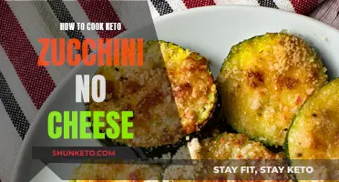 Zucchini Keto Cooking Without Cheese