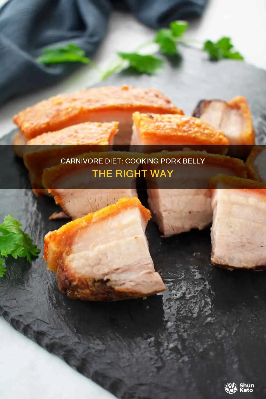 how to cook pork belly carnivore diet